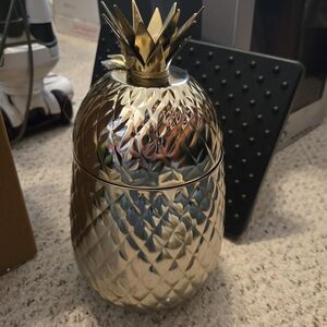 Gold Pineapple Decorative Accent